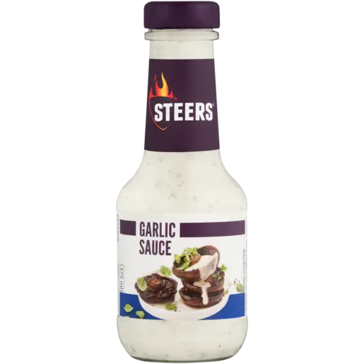STEERS GARLIC SAUCE 375ML