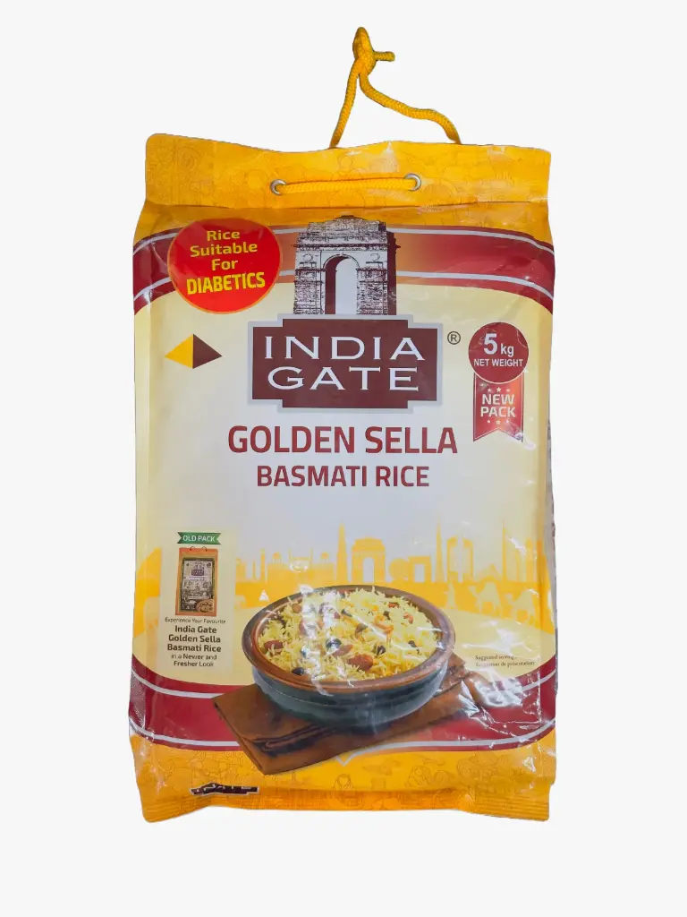 INDIA GATE SELLA BASMATI RICE 5KG