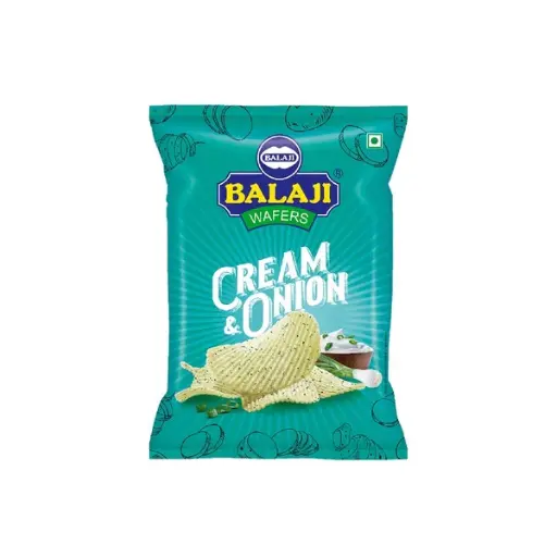 BALAJI CREAM & ONION WAFER 135G