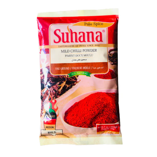 SUHANA MILD CHILLI POWDER 200G
